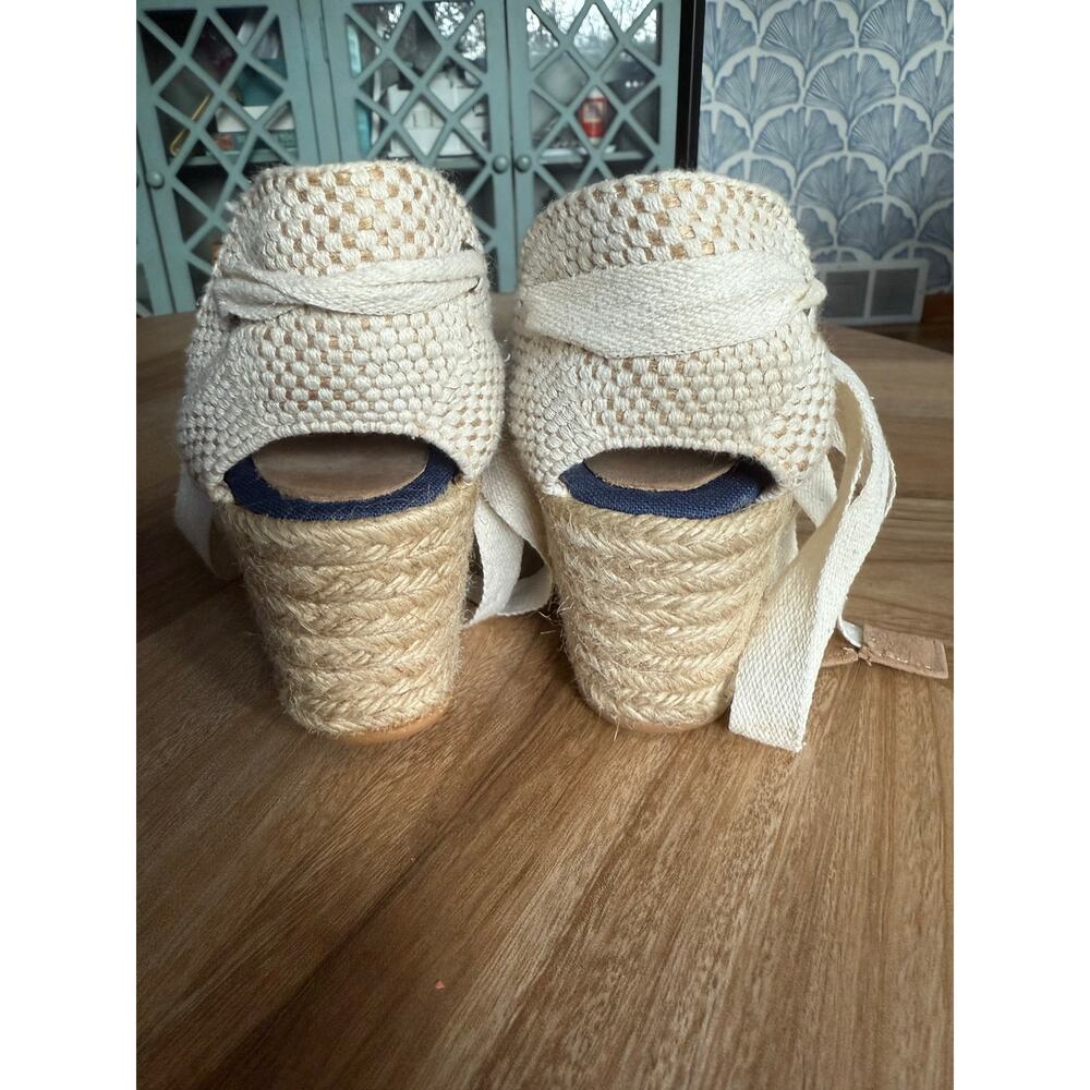 Brooks Brothers Canvas and Criss Cross Gladiator Platforms - Picture 7 of 7